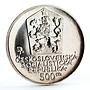 Czechoslovakia 500 korun Birthday of Composer Ludovit Stur silver coin 1981