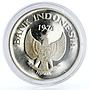 Indonesia 2000 rupiah Javan Tiger proof silver coin 1974