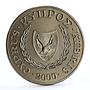 Cyprus 1 pound Sydney Olympic Games series Marathon Runner CuNi coin 2000