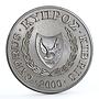 Cyprus 1 pound Sydney Olympic Games series Marathon Runner CuNi coin 2000