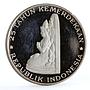 Indonesia 250 rupiah 25th Anniversary of Independence proof silver coin 1970