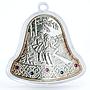 Niue 2 dollars New Year Holidays Christmas Bell Children silver coin 2013