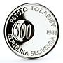 Slovenia 500 tolarjev The First Year of Independence silver coin 1991