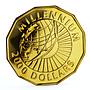 Guyana 2000 dollars The New Millennium Worlds Globe Sun Emblem CuNi coin 1999