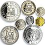 Philippines set of 8 coins The Coinage of the Philippines 1979