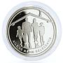 Turkey 50 lira Family and Women Are The Future proof silver coin 2012