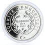 Turkey 15000000 lira Poet and Writer Sureyya Agaoglu Literature silver coin 2003