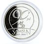 Turkey 50 lira Turkish National Movement Statue of Honor proof silver coin 2009