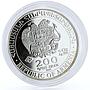 Armenia 200 dram The Hoahs Ark Mountain Ararat Dove Bird proof silver coin 2012