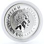 Australia 2 dollars Lunar Calendar series I year of the Rooster silver coin 2005