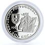 Portugal 200 escudos General Alfonso de Albuquerque proof silver coin 1995