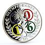 Cook Islands 10 dollars Rio Olympic Games Carnaval Girl Sports silver coin 2015