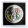 Cook Islands 10 dollars Rio Olympic Games Carnaval Girl Sports silver coin 2015