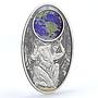 Fiji 10 dollars Apocalypse Greek Titan Atlas Mythology hologram silver coin 2012