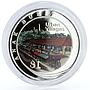 Singapore set of 5 coins Urban Villages Landscapes colored silver coins 2005