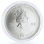 Zambia 5000 kwacha African Wildlife series Elephant silver coin 2003