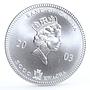 Zambia 5000 kwacha African Wildlife series Elephant silver coin 2003