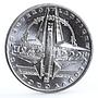 Czech Republic 200 korun Jubilee of Forming the NATO Alliance silver coin 1999