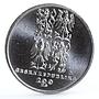 Czech Republic 200 korun Jubilee of Forming the NATO Alliance silver coin 1999