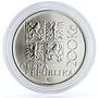 Czech Republic 200 korun Kilian Ignac Dientzenhofer proof silver coin 2001