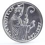 Czech Republic 200 korun Holy Father Saint Adalbert of Prague silver coin 1997