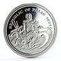 Palau 5 dollars Marine Life Protection series Fish Ocean Scene silver coin 1994