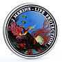 Palau 5 dollars Marine Life Protection series Fish Ocean Scene silver coin 1994