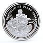 Palau 5 dollars Marine Life Protection series Fish Ocean Scene silver coin 1994