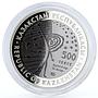 Kazakhstan 500 tenge Soyuz - Apollo Space Mission bimetal AgTa coin 2009