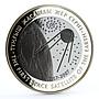 Kazakhstan 500 tenge The First Earth Space Satellite  bimetal AgTa coin 2007