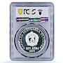 Bulgaria 5 leva 50 Years of the Anti-Fascist Uprising PR67 PCGS silver coin 1973