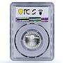 Bulgaria 2 leva 1100th Anniversary Slavonic Alphabet PR67 PCGS silver coin 1963