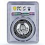 Belarus 20 rubles Narochansky National Park Mute Swan PR69 PCGS silver coin 2003