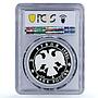 Russia 3 rubles 300 Anniversary of Fleet Carrier ship PR69 PCGS silver coin 1996