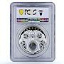 Tajikistan 100 somoni Phasianus Colchicus Bianchi PR69 PCGS silver coin 2021