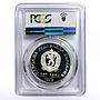 Bulgaria 5 leva 50 Years of the Anti-Fascist Uprising PR66 PCGS silver coin 1973