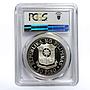 Philippines 50 pisos Ferdinand E. Marcos PR67 PCGS silver coin 1975