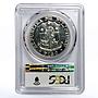 Philippines 1 piso Birth of Emilio Aguinaldo PL64 PCGS silver coin 1969