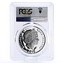 Cook Islands 10 dollars Year of Tiger PR69 PCGS colored silver coin 2010