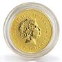 Australia 15 dollars Lunar calendar Year of Dog gold coin 1/10 oz 2006