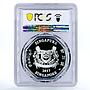 Singapore 5 dollars Lunar Year Series Year of Rooster PR69 PCGS silver coin 2017