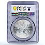 Czechoslovakia 50 korun 50th Jubilee of Independence MS66 PCGS silver coin 1968
