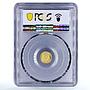 Palau 1 dollar Roman Empire Series Romulus Augustulus MS70 PCGS gold coin 2012