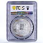 Somalia 1000 shillings African Wildlife Elephant MS67 PCGS silver coin 2004
