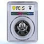Bulgaria 25 leva State Anniversary Mother and Child PR68 PCGS silver coin 1981