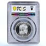 Czechoslovakia 10 korun Revolutionary Jan Hus PR68 PCGS silver coin 1965
