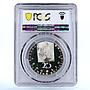 Czechoslovakia 25 korun 100 Anniversary Death Purkyne PR68 PCGS silver coin 1969