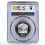 Czechoslovakia 50 korun Poet Josef Jungmann PR68 PCGS silver coin 1973