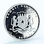 Somalia 5000 shillings Gorch Fock ship proof silver coin 1998