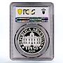 Argentina 1 peso Republican Central Bank Building PR68 PCGS silver coin 2005